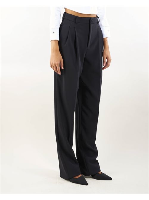 Stretch crêpe trousers with double darts Elisabetta Franchi ELISABETTA FRANCHI | Pants | PA05247E2110